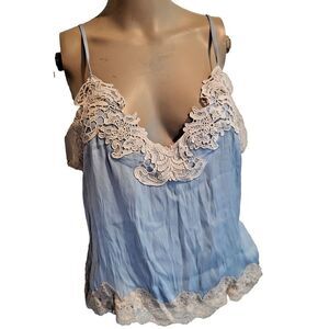 In Bloom by Jonquil Siky Lace Edge Camisole Sz M